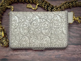 Bi-Fold Zip Wallet - Scrollwork
