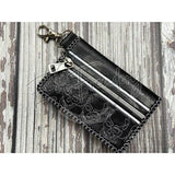Bi-Fold Zipper Wallet - Biker
