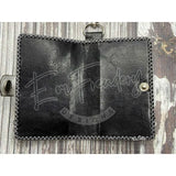 Bi-Fold Zipper Wallet - Biker