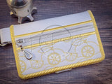 Bi-Fold Zipper Wallet - Lemon