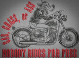 Biker Wolf - Gas Grass or Ass 6.11 X 8.31 (155.2mm X 211.1mm)
