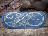 Glasses Case - Infinity Feather
