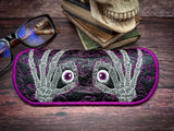 Glasses Case - Peekaboo Skeleton