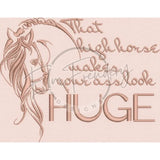 High Horse 4.93 X 6.33