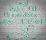 Mean Little Shit 5.38 X 6.11 (136.7Mm 155.2Mm)