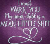 Mean Little Shit 6.88 X 7.80 (174.8Mm 198.1Mm)