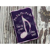 Notebook Cover - Do Re Me..... 5.01 X 7.05