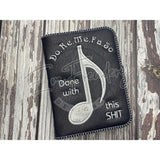 Notebook Cover - Do Re Me..... 6.29 X 9.80