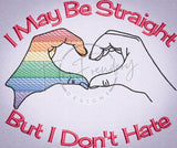 Straight/No Hate 4.91 X 5.75 (124.7mm X 146.1mm)