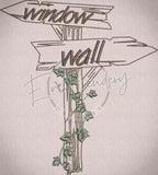 To the Window... 6.79 X 6.11 (172.5mm X 155.2mm)