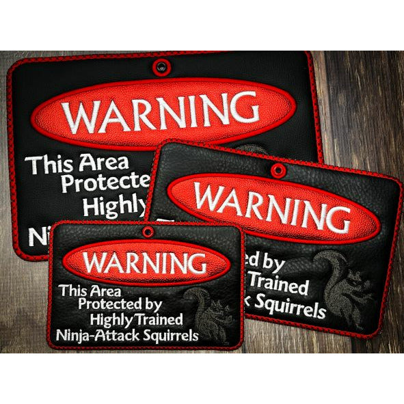 Sign - Ninja Squirrels