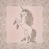Once Upon A Time Quilt Square - Unicorn
