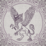 Creature Feature Quilt Square - Griffin