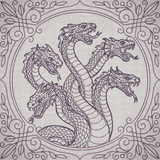Creature Feature Quilt Square - Hydra