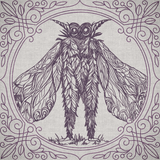 Creature Feature Quilt Square - MothMan