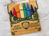 TopZip Flap Bag - Crayons