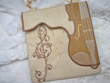 TopZip Flap Bag - Violin