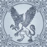 Creature Feature Quilt Square - Griffin