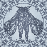Creature Feature Quilt Square - MothMan