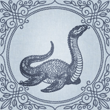 Creature Feature Quilt Square - Nessie