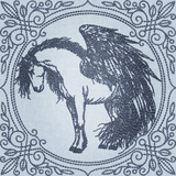 Creature Feature Quilt Square - Pegasus