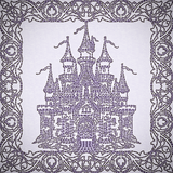 Once Upon A Time Quilt Square - Castle