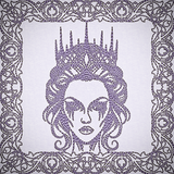 Once Upon A Time Quilt Square - Evil Queen