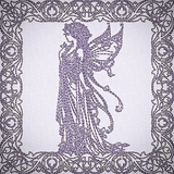 Once Upon A Time Quilt Square - Fairy Queen