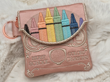 TopZip Flap Bag - Crayons