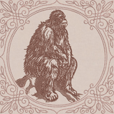 Creature Feature Quilt Square - Big Foot