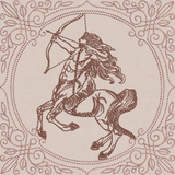 Creature Feature Quilt Square - Centaur