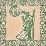 Once Upon A Time Quilt Square - Wizard