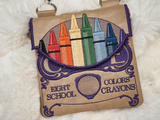 TopZip Flap Bag - Crayons