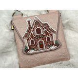TopZip Flap Bag - Gingerbread House