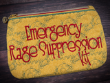 Easy Canvas ZipBag - Emergency Rage Suppression Kit