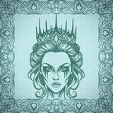 Once Upon A Time Quilt Square - Evil Queen
