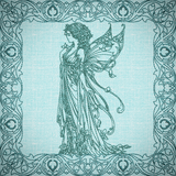 Once Upon A Time Quilt Square - Fairy Queen