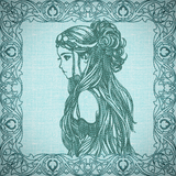 Once Upon A Time Quilt Square - Princess