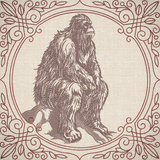 Creature Feature Quilt Square - Big Foot