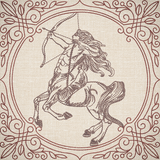 Creature Feature Quilt Square - Centaur