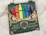 TopZip Flap Bag - Crayons