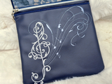 TopZip Flap Bag - Violin