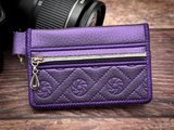 Bi-Fold Zipper Wallet - Camera