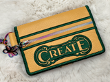 Bi-Fold Zip Wallet - Crayons