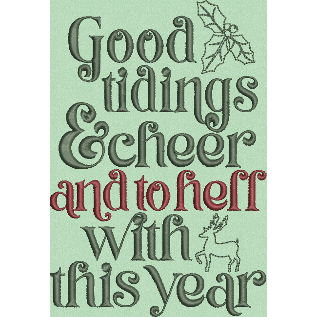 Good Tidings – EmFreudery Designs