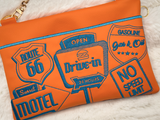 TopZip Flap Bag - Open Road