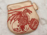 TopZip Flap Bag - Steampunk Dragon Rider