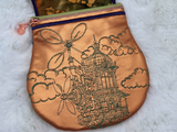 TopZip Flap Bag - Steampunk Dragon Rider
