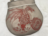 TopZip Flap Bag - Steampunk Dragon Rider