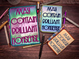 Notebook Cover - Brilliant Nonsense